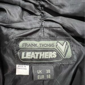Frank Thomas leather pants. UK38